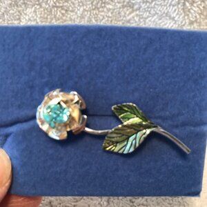 Vintage Avon Birthstone Rose Pin -‎ March
